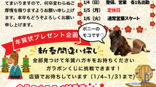 明けましておめでとうございます